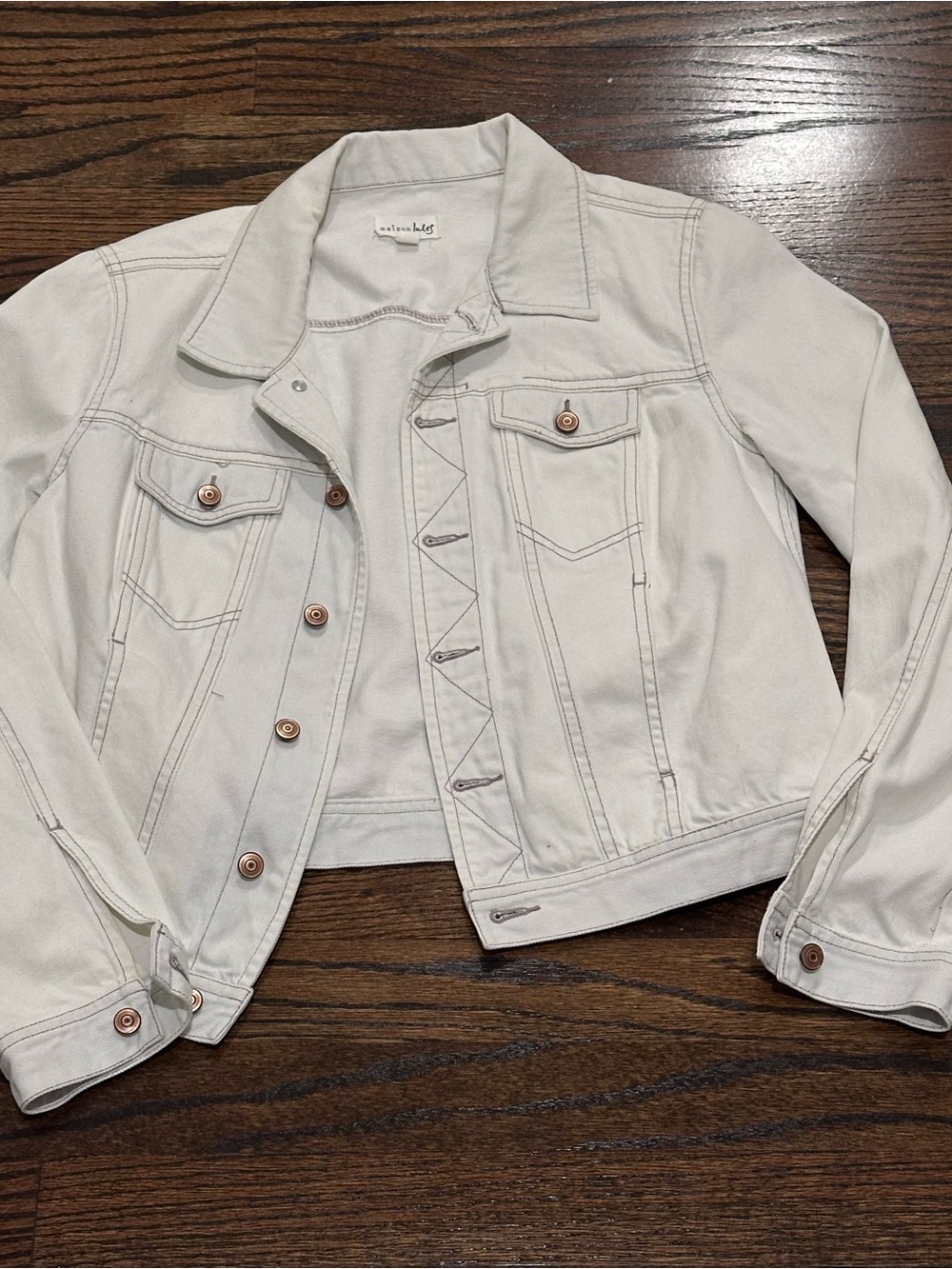 Maison Jules White Denim Jacket